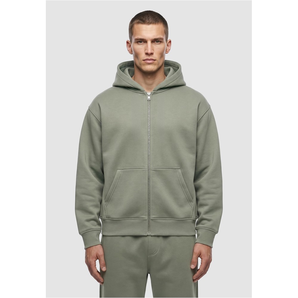 Urban Classics - Heavy Scuba Vest met capuchon - Groen